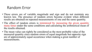 Opposite Error instrumentation electrical engineering Lecture 1.2.pptx