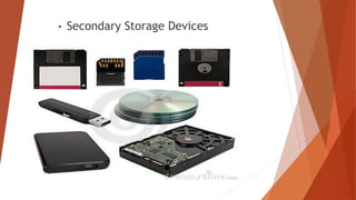 • Secondary Storage Devices
 