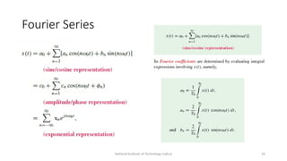 National Institute of Technology Calicut 24
Fourier Series
 