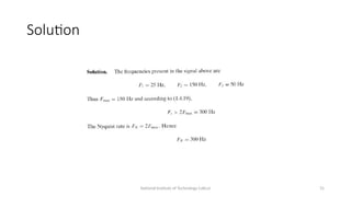National Institute of Technology Calicut 31
Solution
 