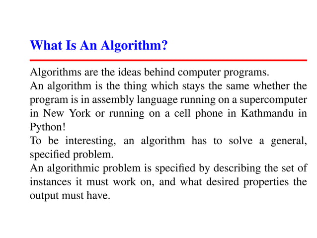 lecture1 .pdf introduction to algorithms | PPT