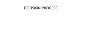 DECISION PROCESS
 