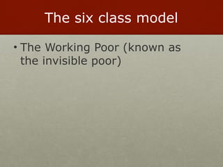 Super Poor Class Example sociology - social stratification - learning about social topics | PPTX