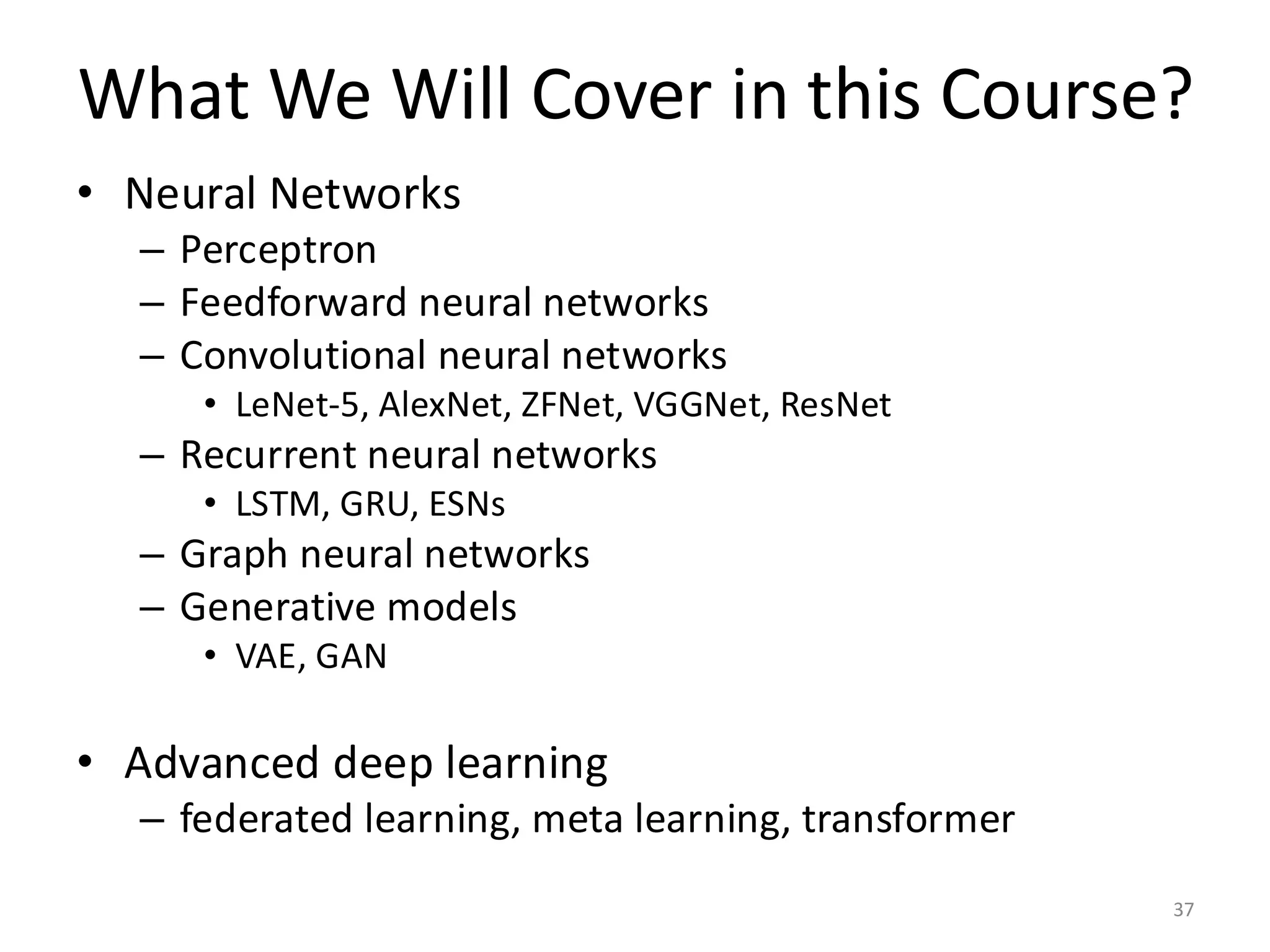 Lecture 1 neural network covers the basic | PPT