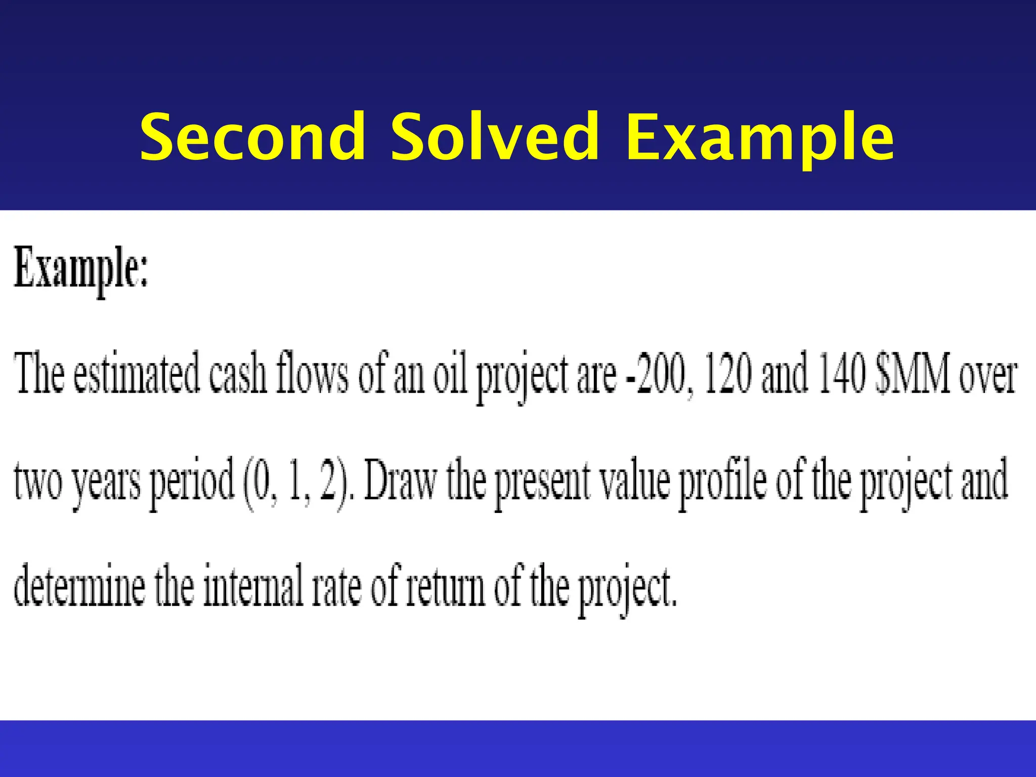 Second Solved Example
 