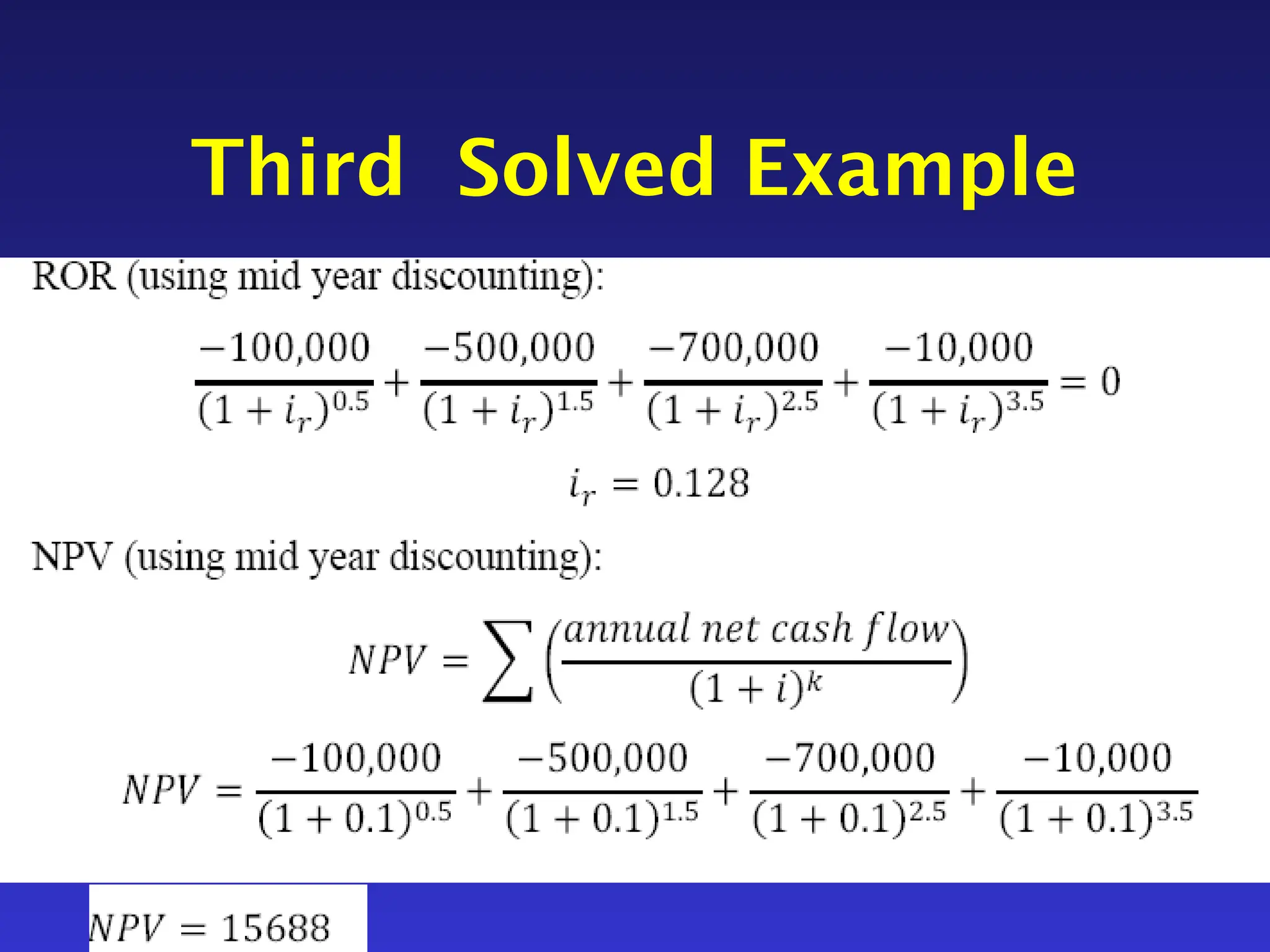 Third Solved Example
 