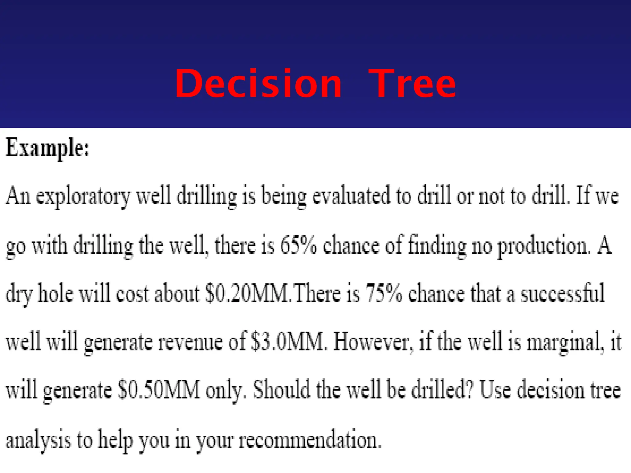 Decision Tree
 