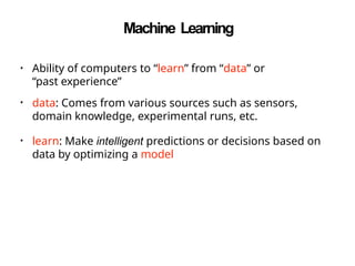 Machine learning lesson for newbies students | PPTX