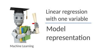 lesson 1 Linear Regression with one variable | PPTX