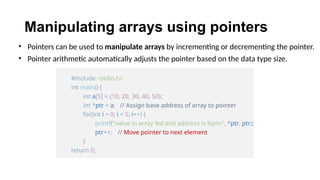 Address, Pointers, Arrays, and Structures.pptx