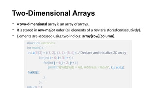 Address, Pointers, Arrays, and Structures.pptx
