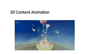 3D Content Animation
 