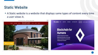 Musa Hodman
Static Website
7
▪ A Static website is a website that displays same types of content every time
a user views it.
 