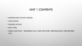 Data science and data analytics , machine learning | PPTX
