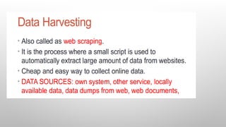 Data science and data analytics , machine learning | PPTX