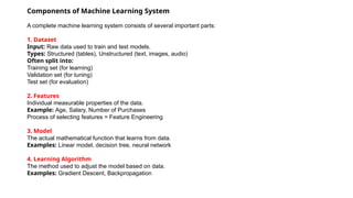 Introduction to machine learning and Linear Models | PPTX