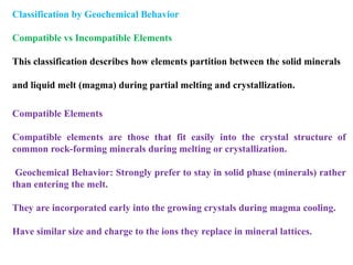 Elements.... of...... geochemistry. | PPTX