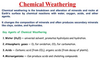 Chelation Rocks Elements.... of...... geochemistry. | PPTX