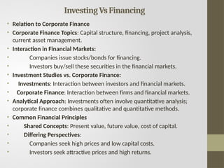 Financial Investment anslysis and management | PPTX