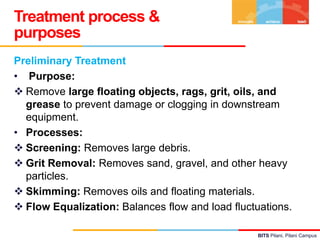 Biological Treatment Principles and Design for Wastewater System | PDF