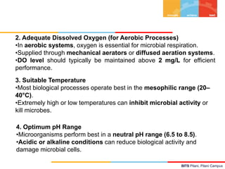 Biological Treatment Principles and Design for Wastewater System | PDF