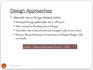 Steel structures design problem related lectures | PPTX