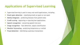 Lecture 1.2 - Machine Learning Supervised Learning.pptx