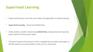 Lecture 1.2 - Machine Learning Supervised Learning.pptx