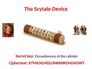 Scytale Decoder MAT 302: Comprehensive Introduction to Algebraic Cryptography and ...