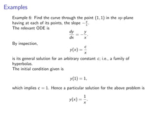 Comprehensive Introduction to Ordinary Differential Equations: Concepts ...