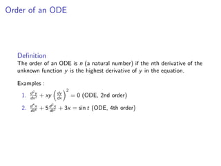 Comprehensive Introduction to Ordinary Differential Equations: Concepts ...