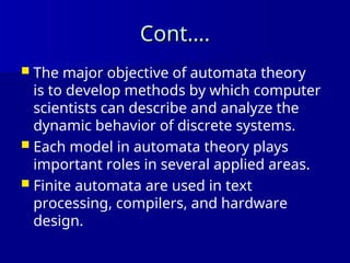 Lecture 1.ppt.theory of automata introduction | PPT