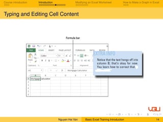 Comprehensive Basic Excel Training: From Worksheets to Graphs | PDF