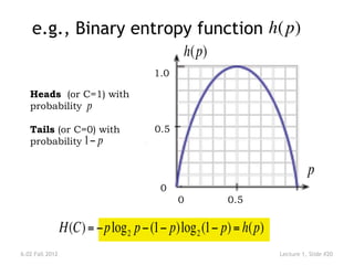 Fundamentals of Digital Communication: Information Theory and Coding | PDF