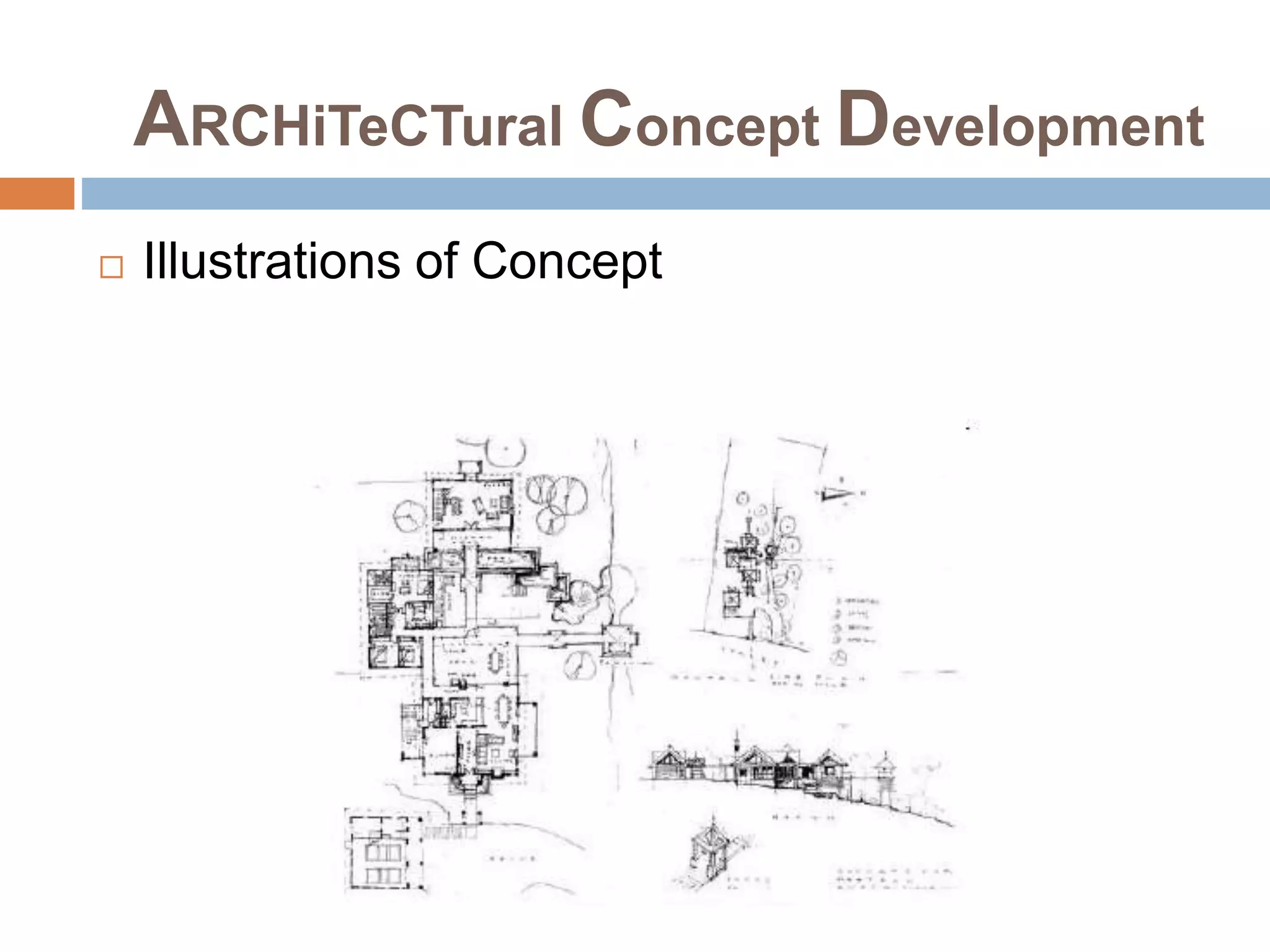 ARCHiTeCTural Concept Development
 Illustrations of Concept
 