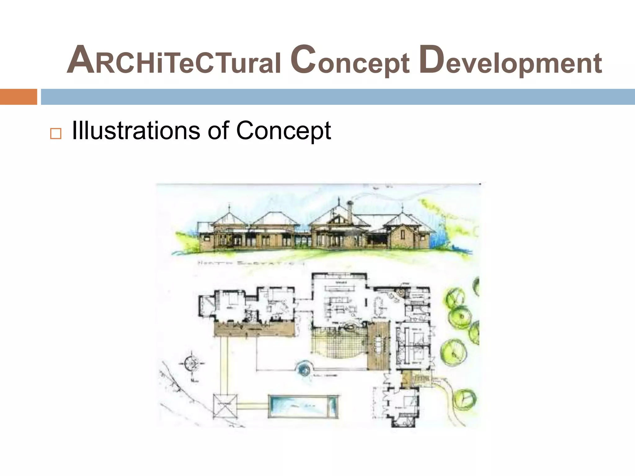 ARCHiTeCTural Concept Development
 Illustrations of Concept
 