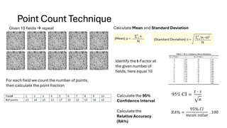 Point Counts Sampling Method Quantitative Optical Microscopy Techniques: Point Count & Grain Size ...