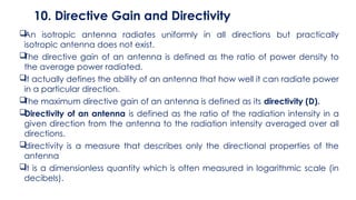 Lecture notes on introduction to Antenna Basics.pptx