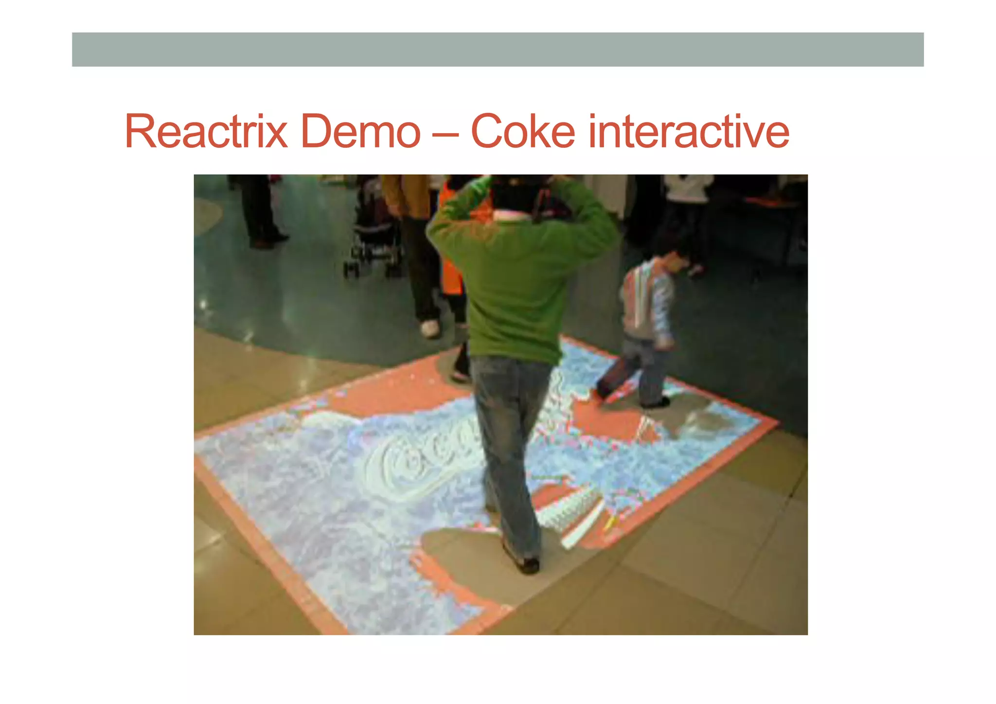 Reactrix Demo – Coke interactive
 