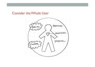 Consider theWhole User
 