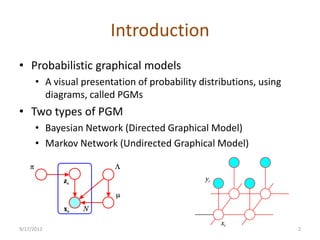 Lecture 1 graphical models | PPTX