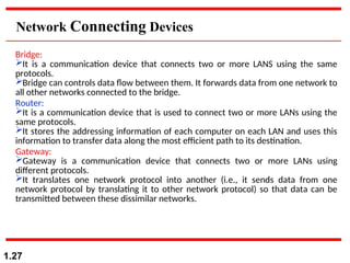 Introduction to Computer Network and its Elements | PPT