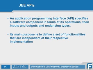 Lecture 1: Introduction to JEE | PDF