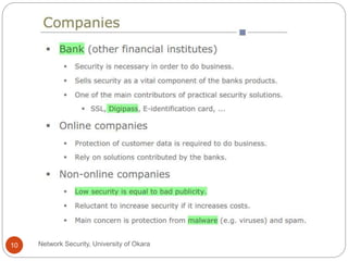 Network Security, University of Okara10
 