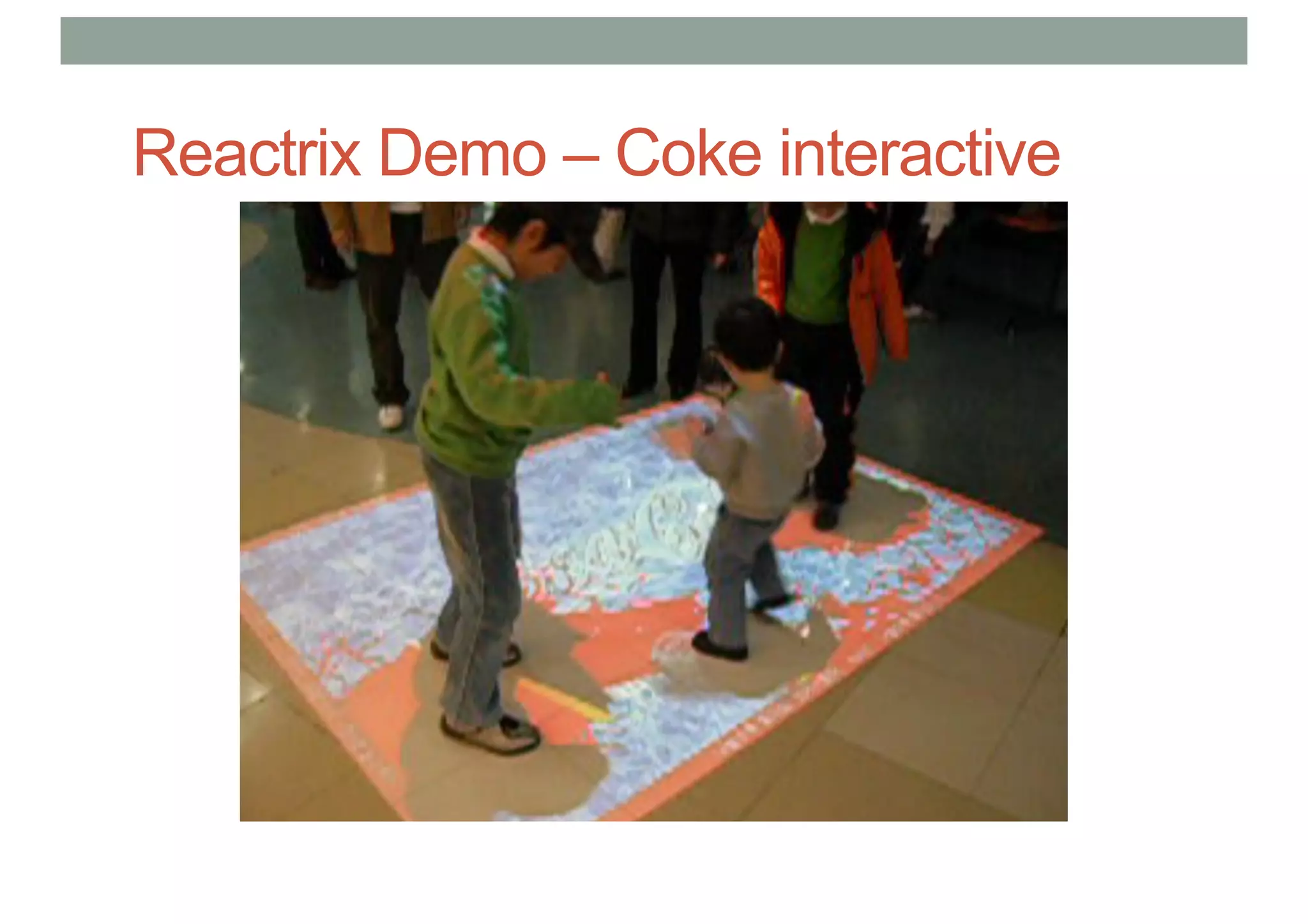 Reactrix Demo – Coke interactive
 