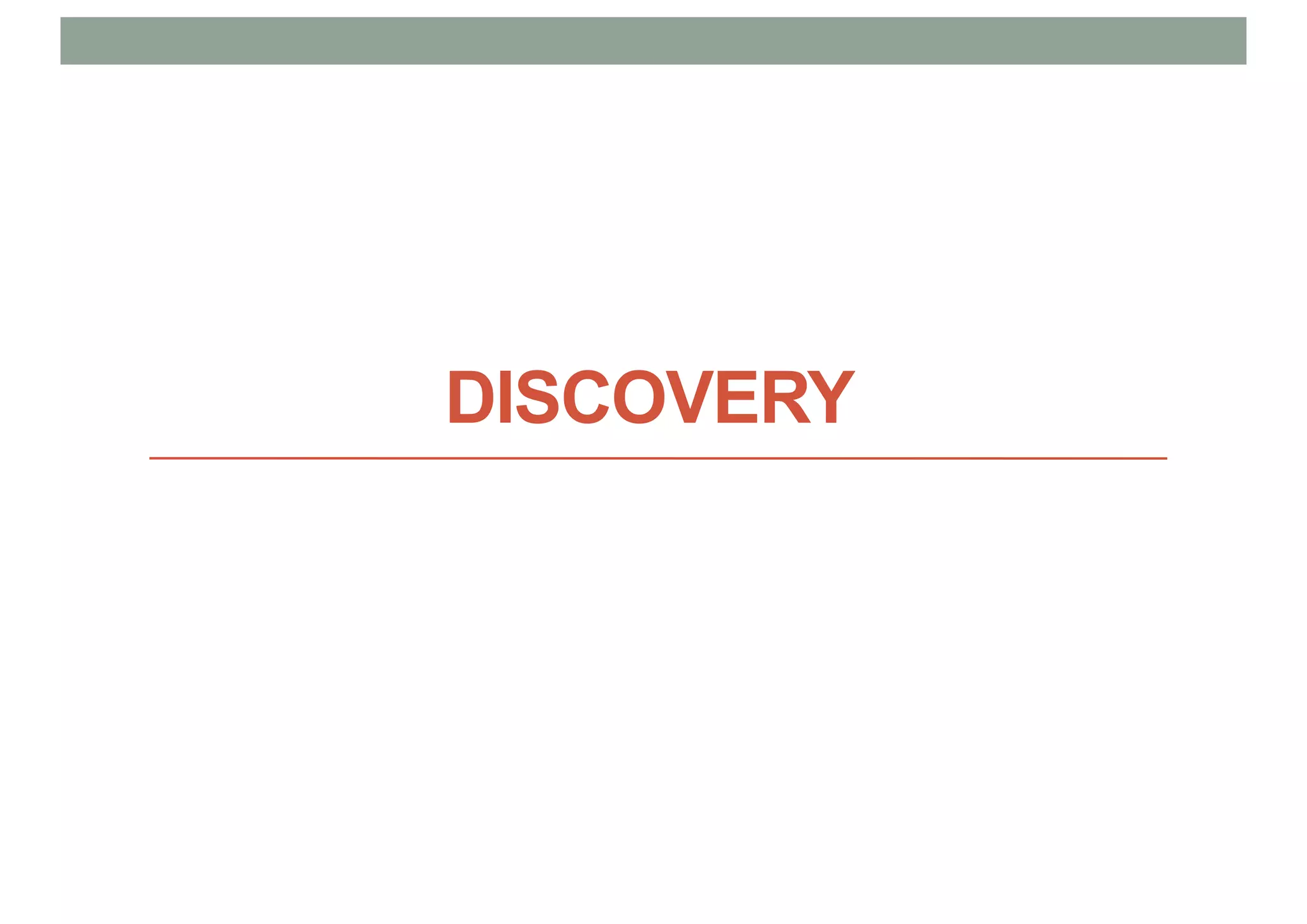 DISCOVERY
 