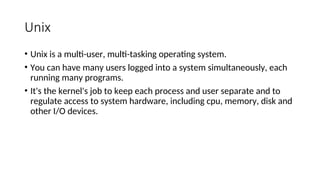 Comprehensive Introduction to Linux System Administration and Unix ...