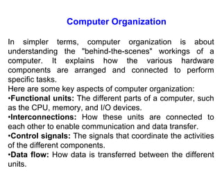 Comprehensive Introduction to Computer Organization and Assembly ...
