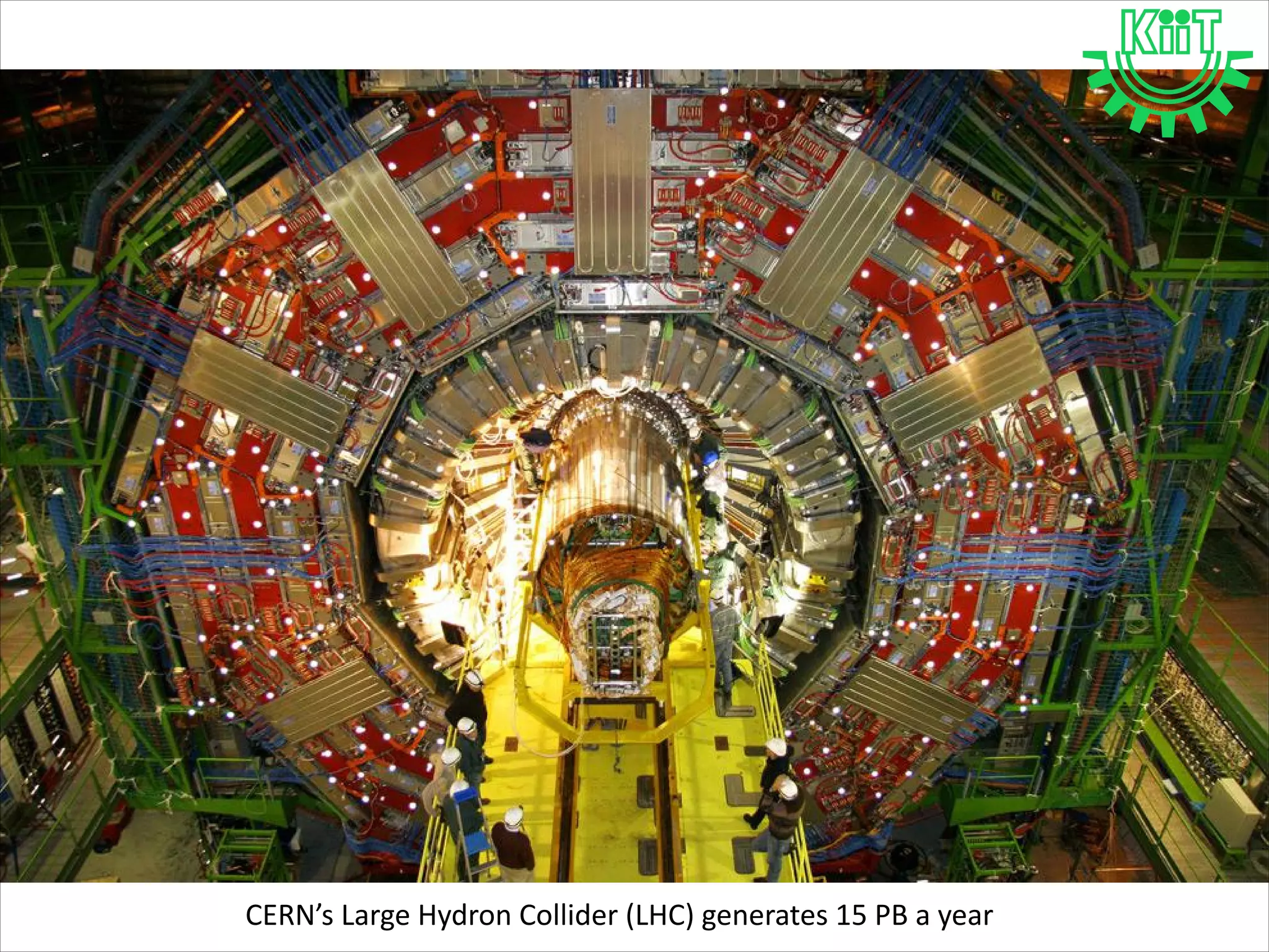 Maximilien Brice, © CERN
CERN’s Large Hydron Collider (LHC) generates 15 PB a year
 