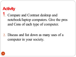 Lecture 1 - Introduction to Computers.pptx